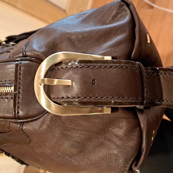 Jimmy Choo TOGO choco bowler satchel bag - Picture 4 of 13